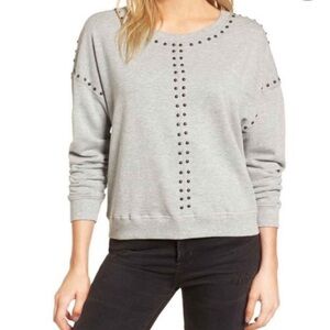 Rails | Grey Studded Sweatshirt